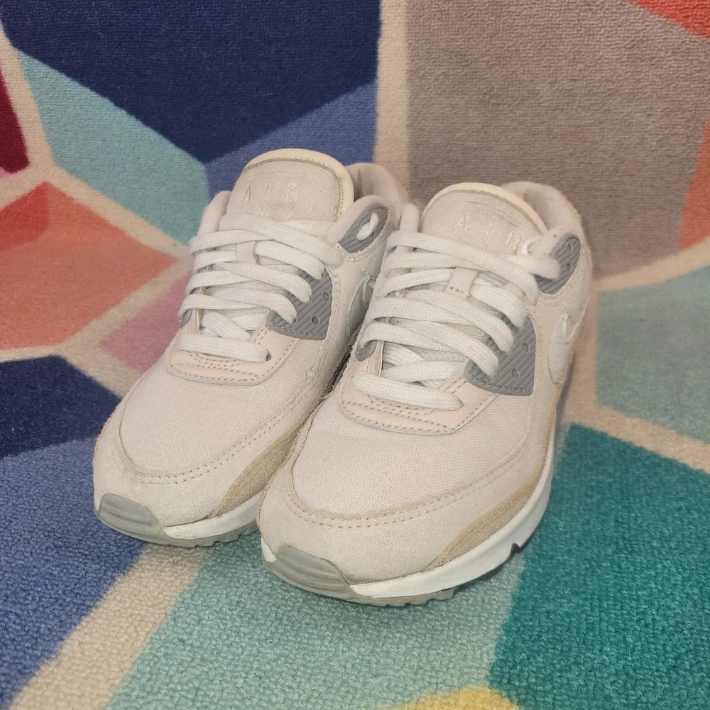 Nike Air Max 90 Premium Hemp Sanddrift Particle Grey Size 6